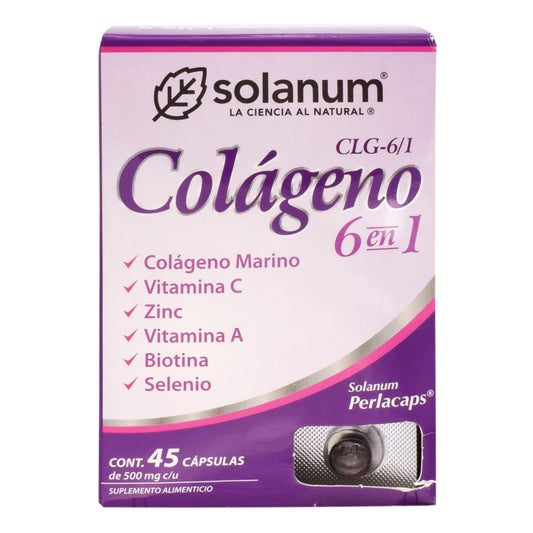 Colageno 6 En 1 45 Cápsulas (SOLANUM)
