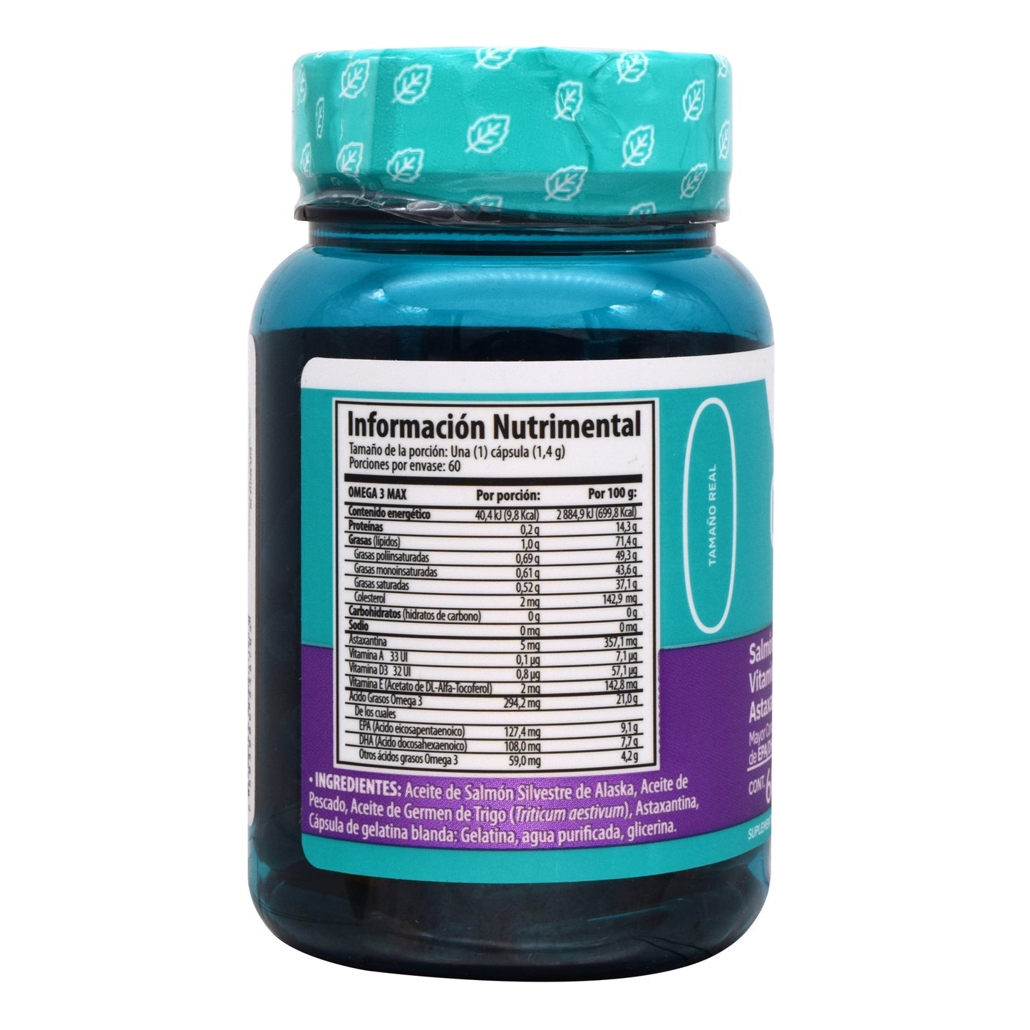 Omega 3 Max 60 Cápsulas (SOLANUM TURQUESA)