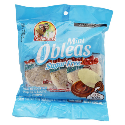 Mini Obleas Sugar Free 60 G (LAS SEVILLANAS)