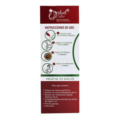 Tinte Ciruela 150 Mililitros (VELVET COLOR)