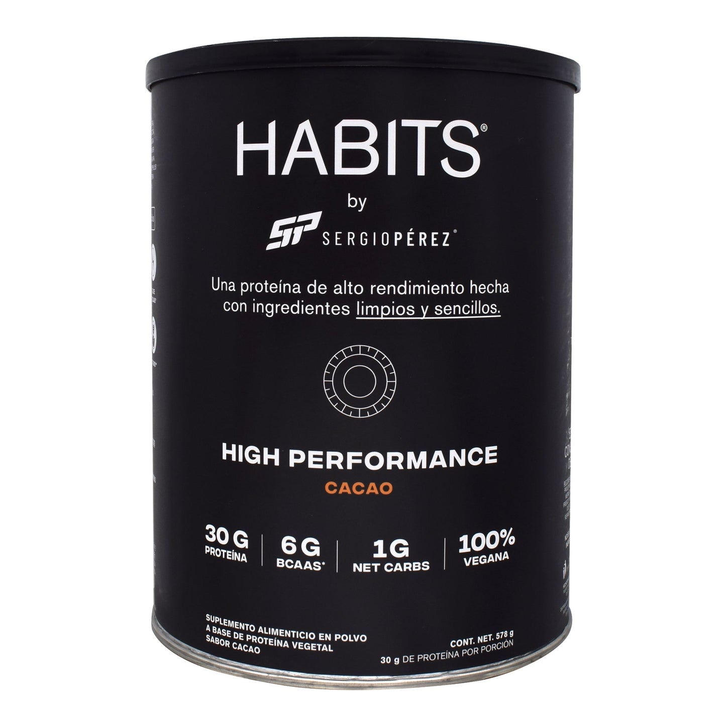 Proteina Vegetal Hihg Performance Cacao 578 G (HABITS)
