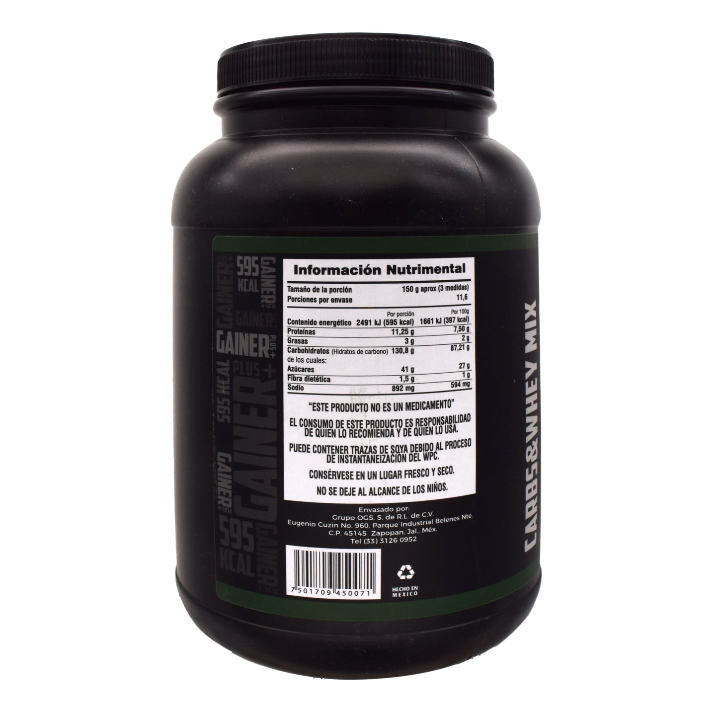 Gainers Plus Vainilla 1750 G (OGSS)
