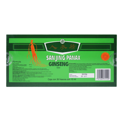 Ginseng Sanjing Panax 30X10 Mililitros (SANJING)