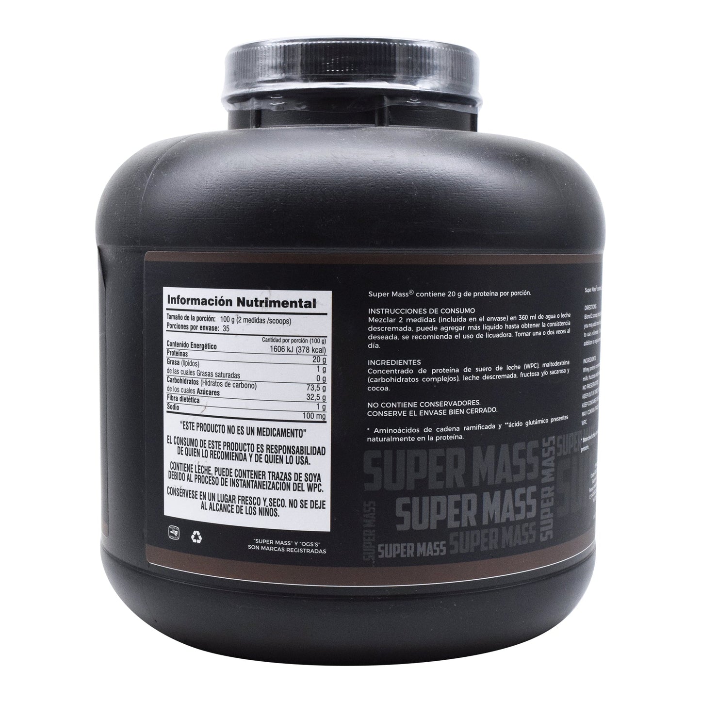 Super Mass Chocolate 3500 G (OGSS)