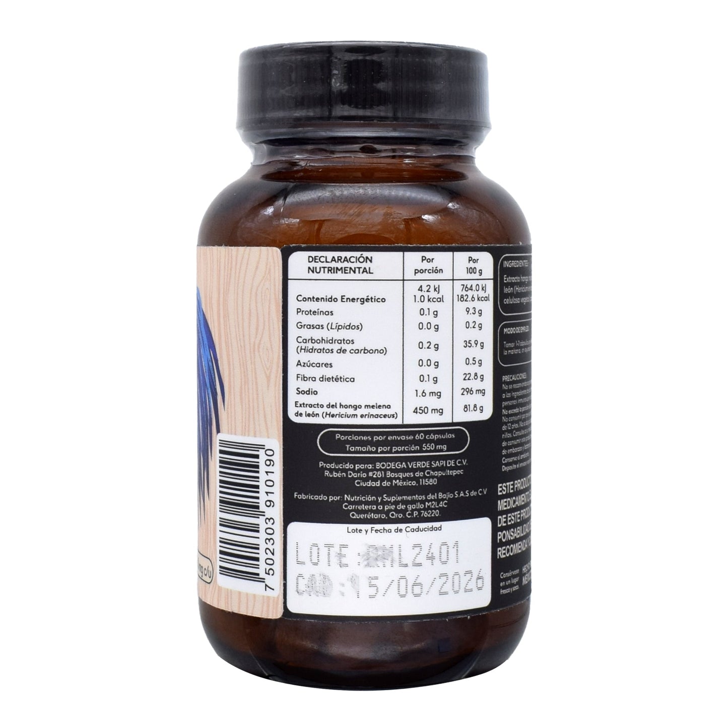 Melena De Leon 60 Cápsulas (QUENUT)