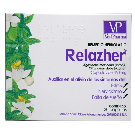 Relazher 30 Cápsulas (VERT PHARMA)