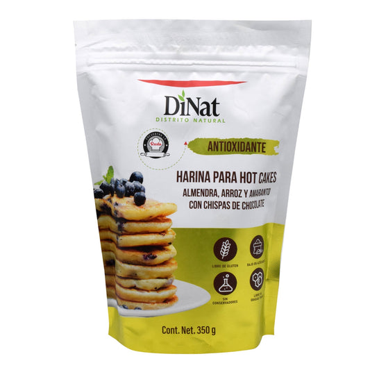 Harina Para Hot Cakes Con Chispas De Chocolate 350 G (DINAT)