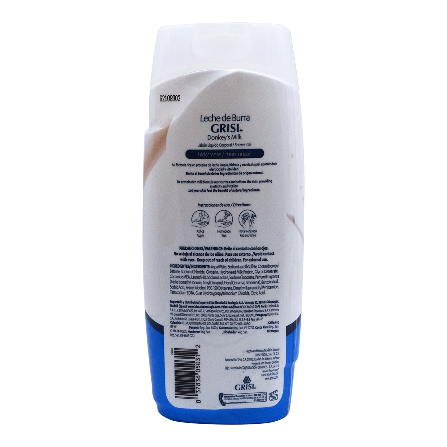 Jabon De Leche De Burra 450 Mililitros (GRISI)