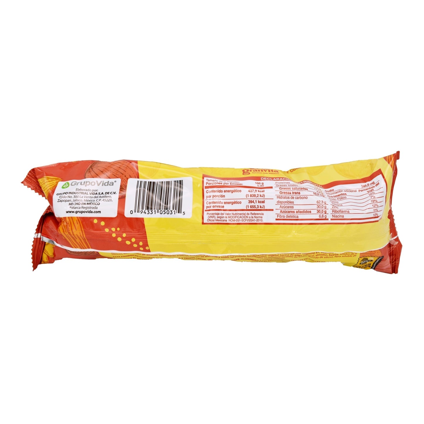 Galleta De Avena Y Granola 90 G (GRANVITA)