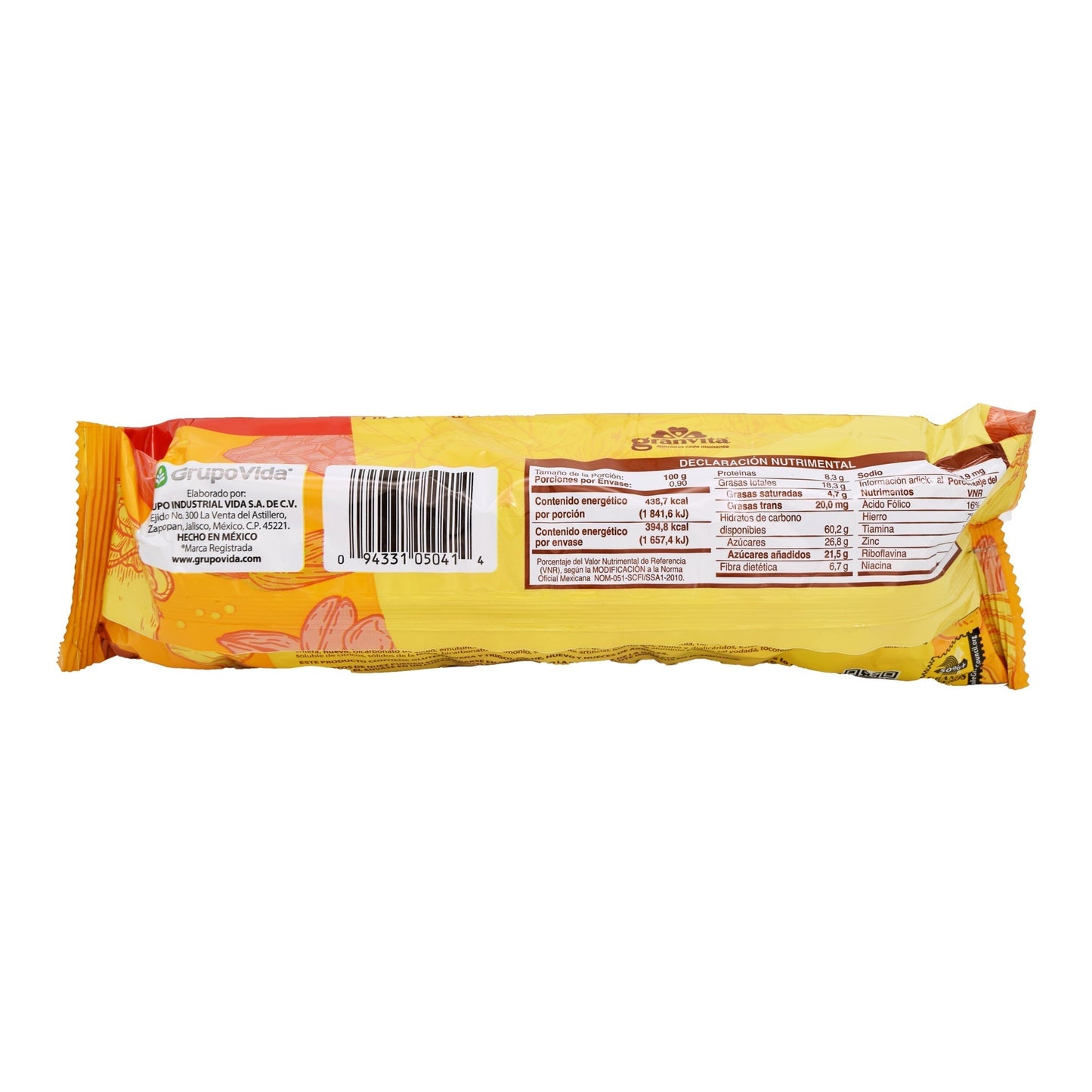 Galleta De Avena Miely Nuez 90 G (GRANVITA)