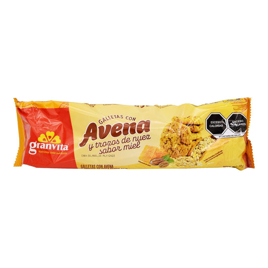 Galleta De Avena Miely Nuez 90 G (GRANVITA)