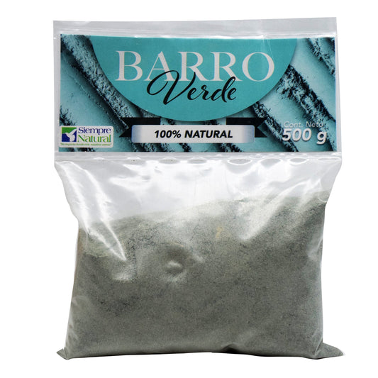 Barro Verde 500 G (SIEMPRE NATURAL)