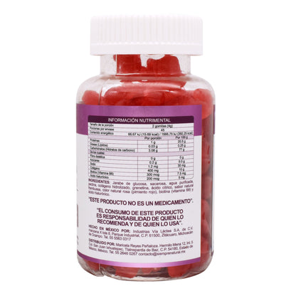 Gomitas Biotina Colageno Acido Hialuronico 90 Gomitas (VITAGUMMY)