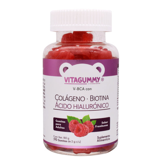 Gomitas Biotina Colageno Acido Hialuronico 90 Gomitas (VITAGUMMY)