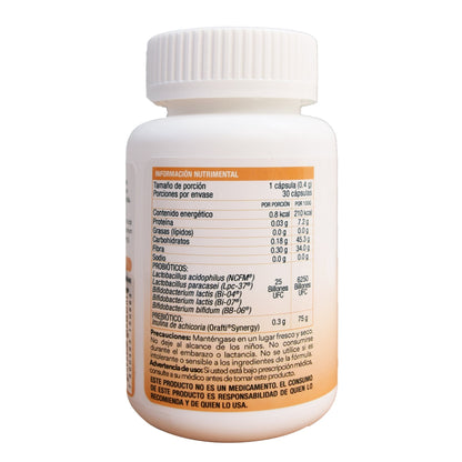 25 Billones Probioticos 30 Cápsulas (BIO B)