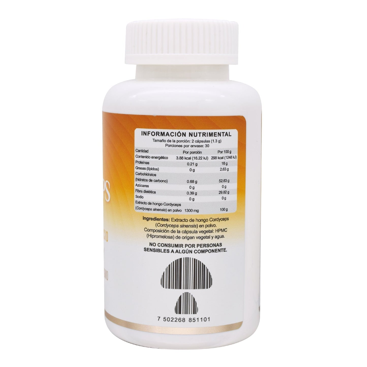 Cordyceps 60 Cápsulas (MUSROOM)