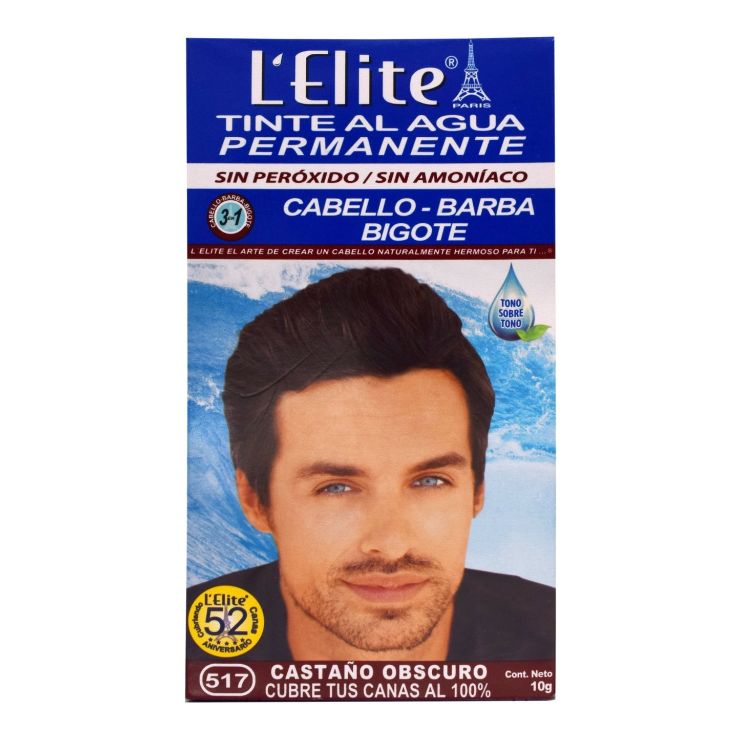 Tinte For Men Castaí±o Obscuro Elite 10 G (LELITE)