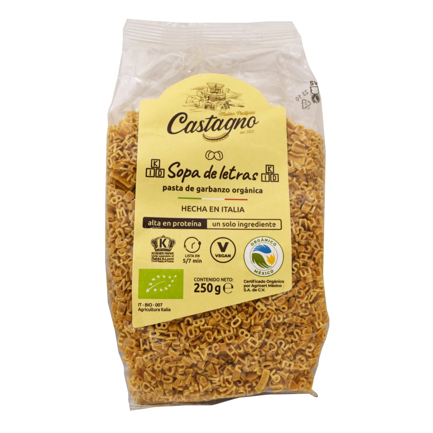 Sopa De Letras Garbanzo 250 G (CASTAGNO)