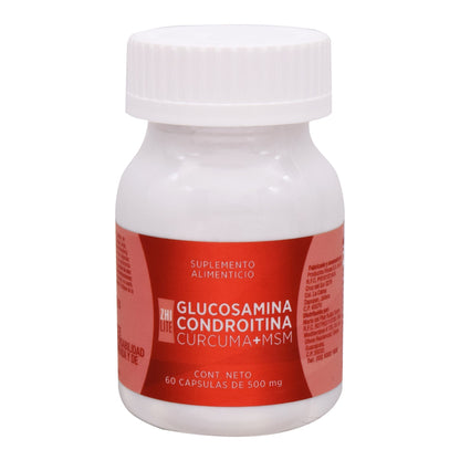 Glucosamina Condroitina Curcuma Msm 60 Cápsulas (ZHI LITE)