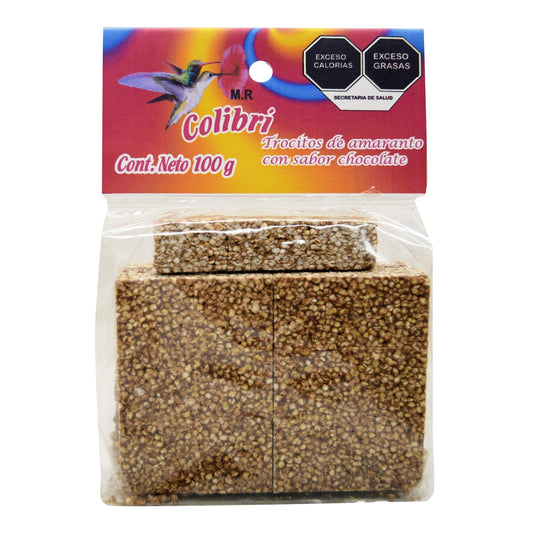 Trocitos De Amaranto Choc Natural 100 G (COLIBRI)