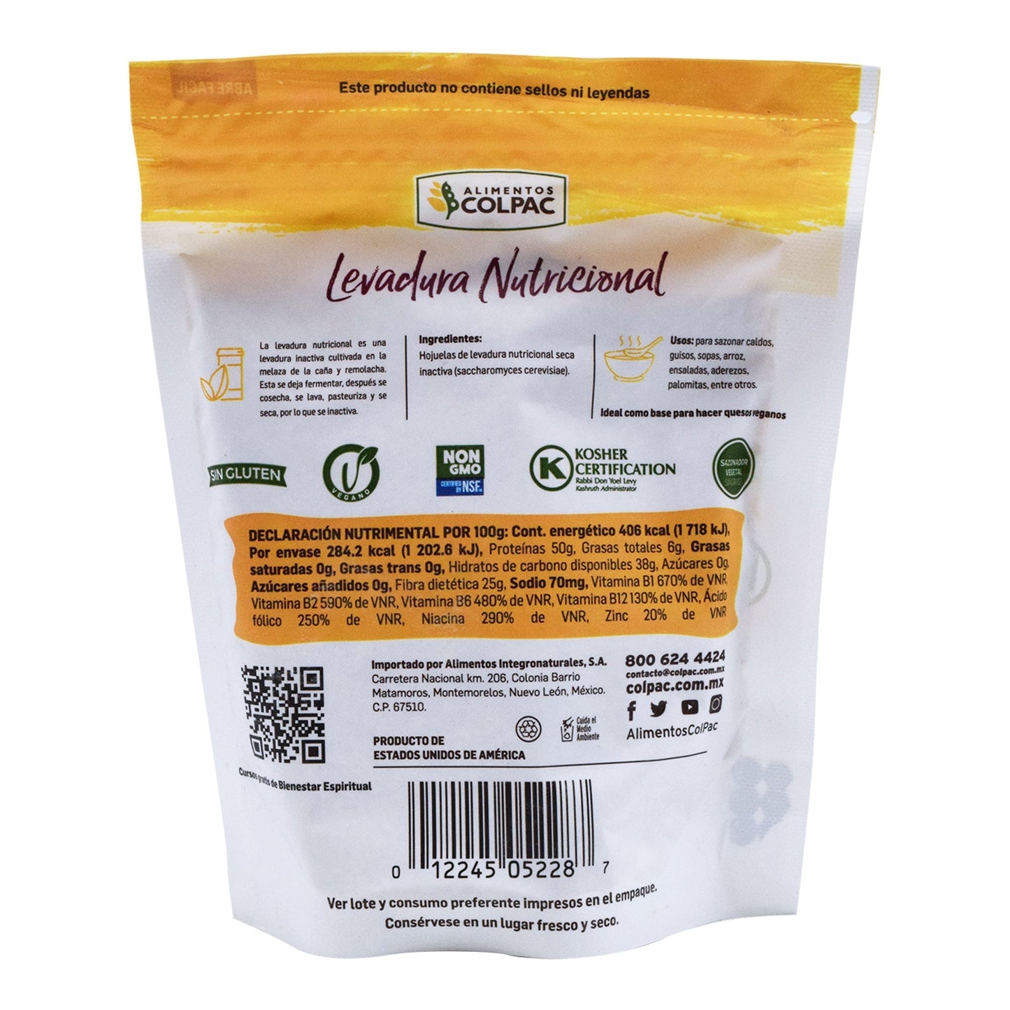 Levadura Nutricional 70 G (LA HERBONATURISTA)