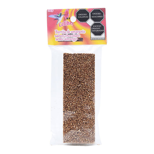 Barra De Amaranto Choc Semiamargo 25 G (COLIBRI)