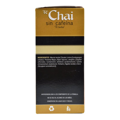 Chai Sin Cafeina 25 Bolsitas (MALABAR)
