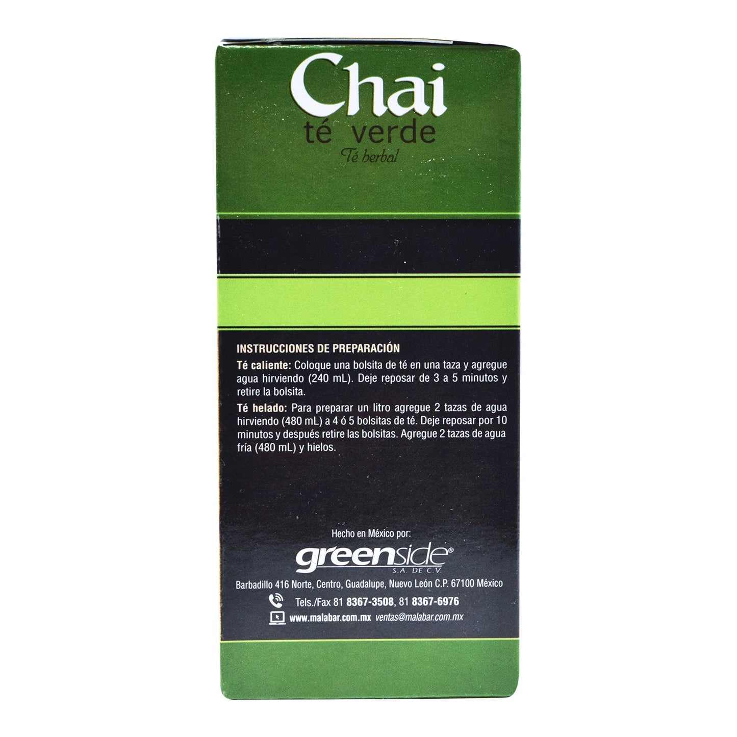 Chai Te Verde 25 Sob (MALABAR)