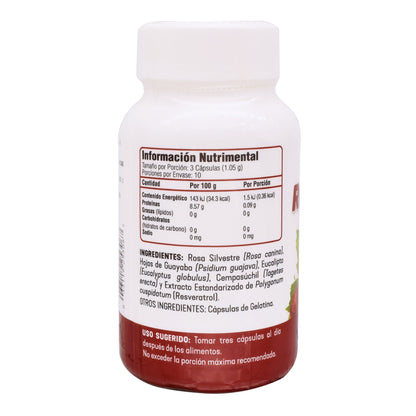 Resveratrol 30 Cápsulas GREENSIDE – Antioxidante, longevidad y salud celular