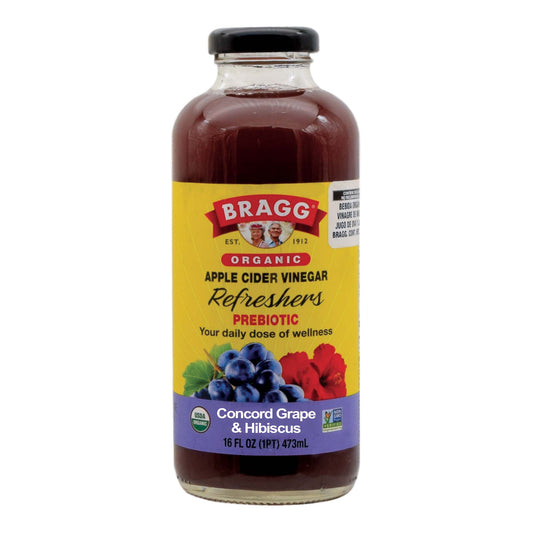 Bebida Vinagre De Manzana Uva Jamaica 473 Mililitros (BRAGG)
