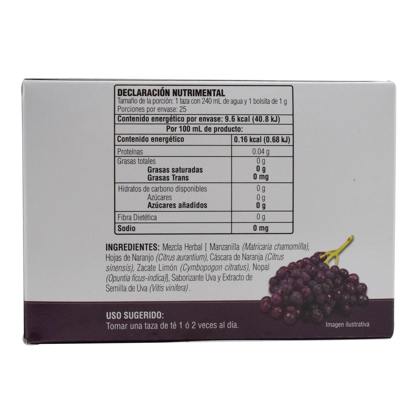 Te De Semilla De Uva 25 Bolsitas (GREENSIDE)