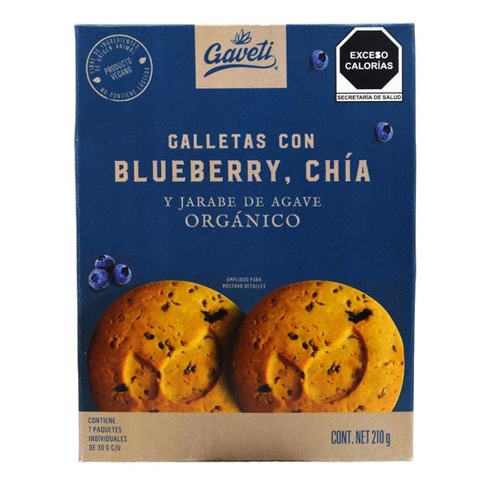 Galleta De Blueberry Chia 210 G (GAVETI)