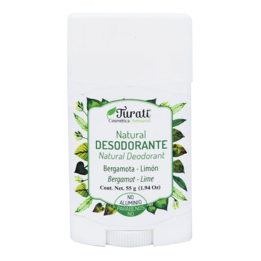 Desodorante En Barra Bergamota Limon 55 G (TURATI)