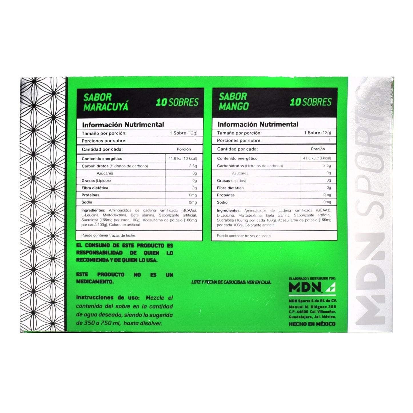 Bcaas Varios Sabores 13 G (PAQUETE 20) (MDN SPORTS)