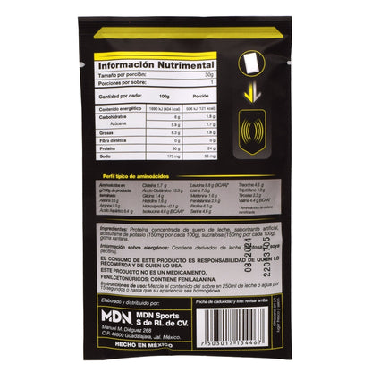 Whey Ner Varios Sabores 30 G (Paquete 40) (MDN SPORTS)