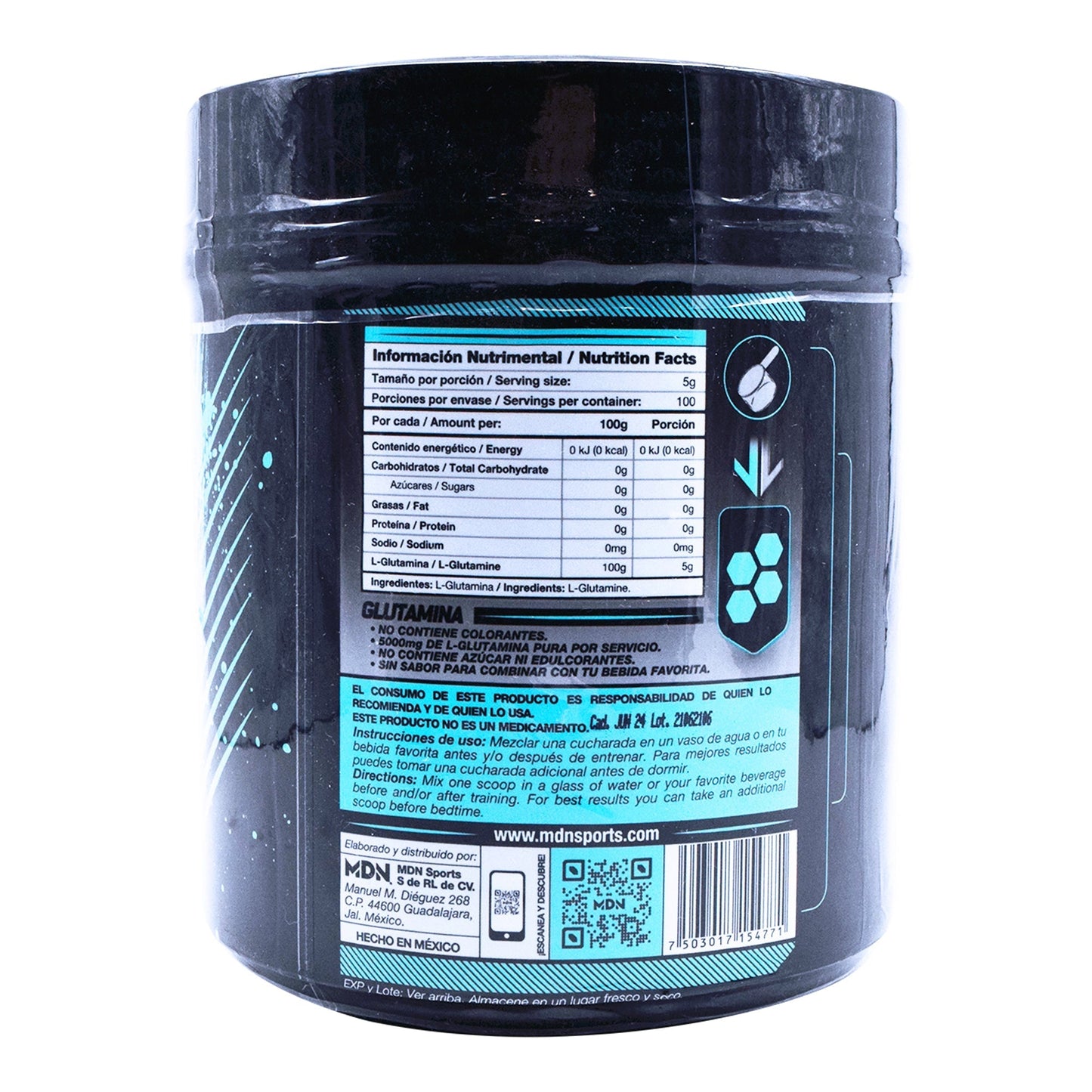 Glutamina 500 G (MDN SPORTS)