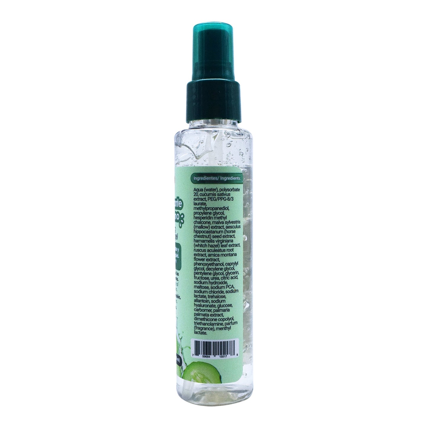 Gel Facial Hidratante Con Pepino 120 Mililitros (JALOMA)