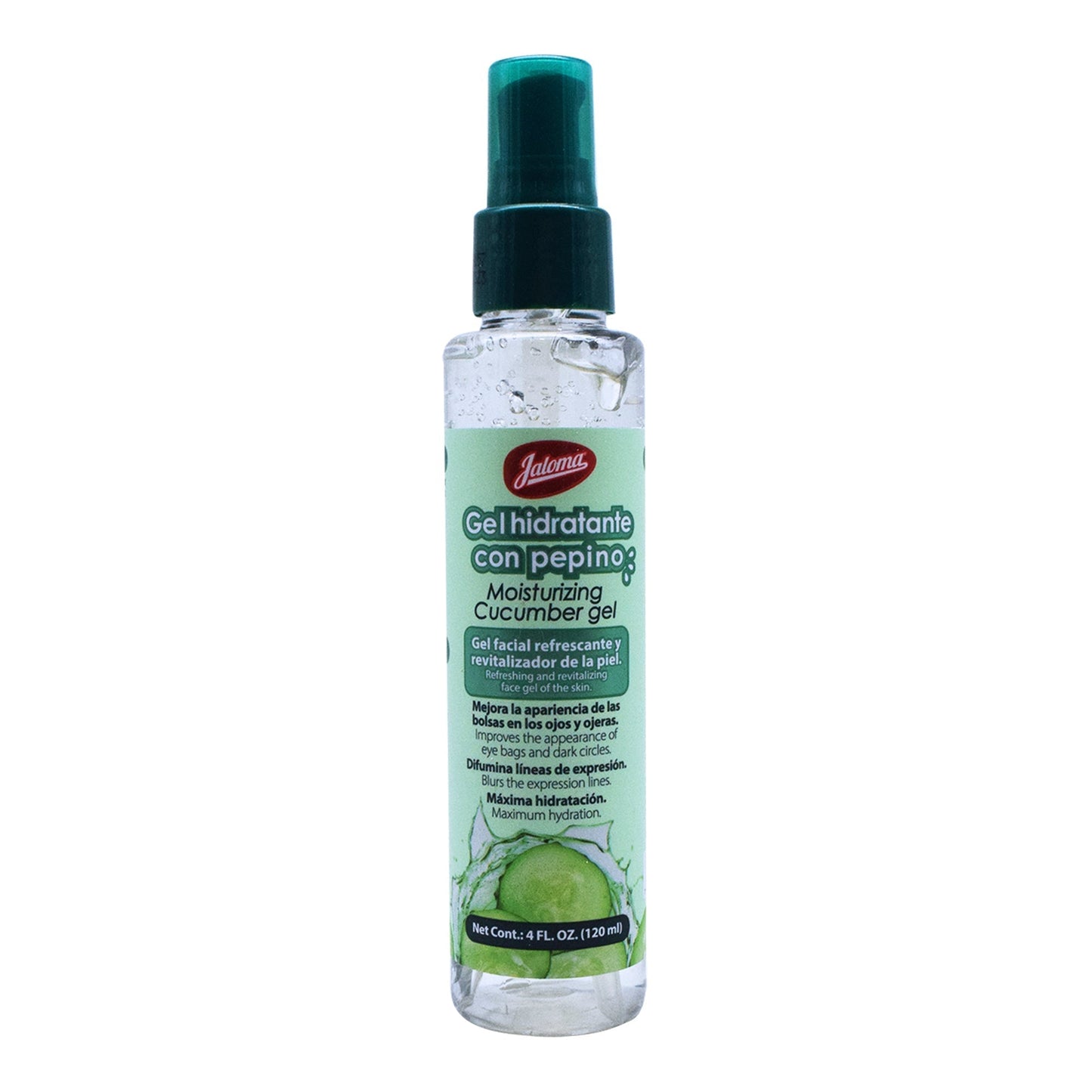 Gel Facial Hidratante Con Pepino 120 Mililitros (JALOMA)