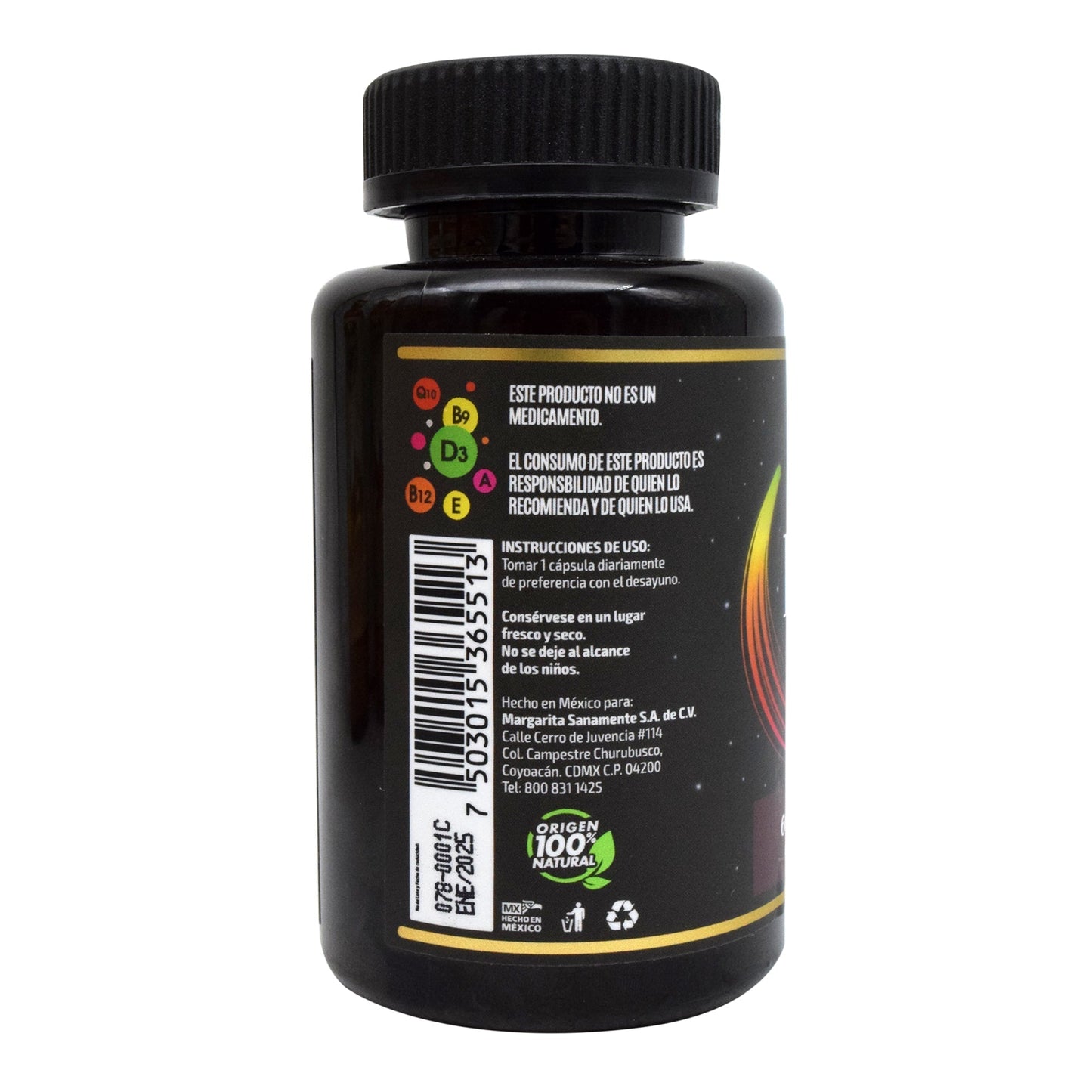 Vitamina B-100 Plus 60 Cápsulas (MARGARITA NATURAL)