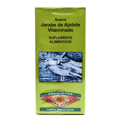 Jarabe De Ajolote Vitaminado 180 Mililitros (YERBO VITAL)