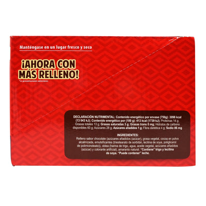 Obleas De Chocolate Rellenas De Chocolate 75 G (Paquete 10) (CHOCKE OBLEAS)