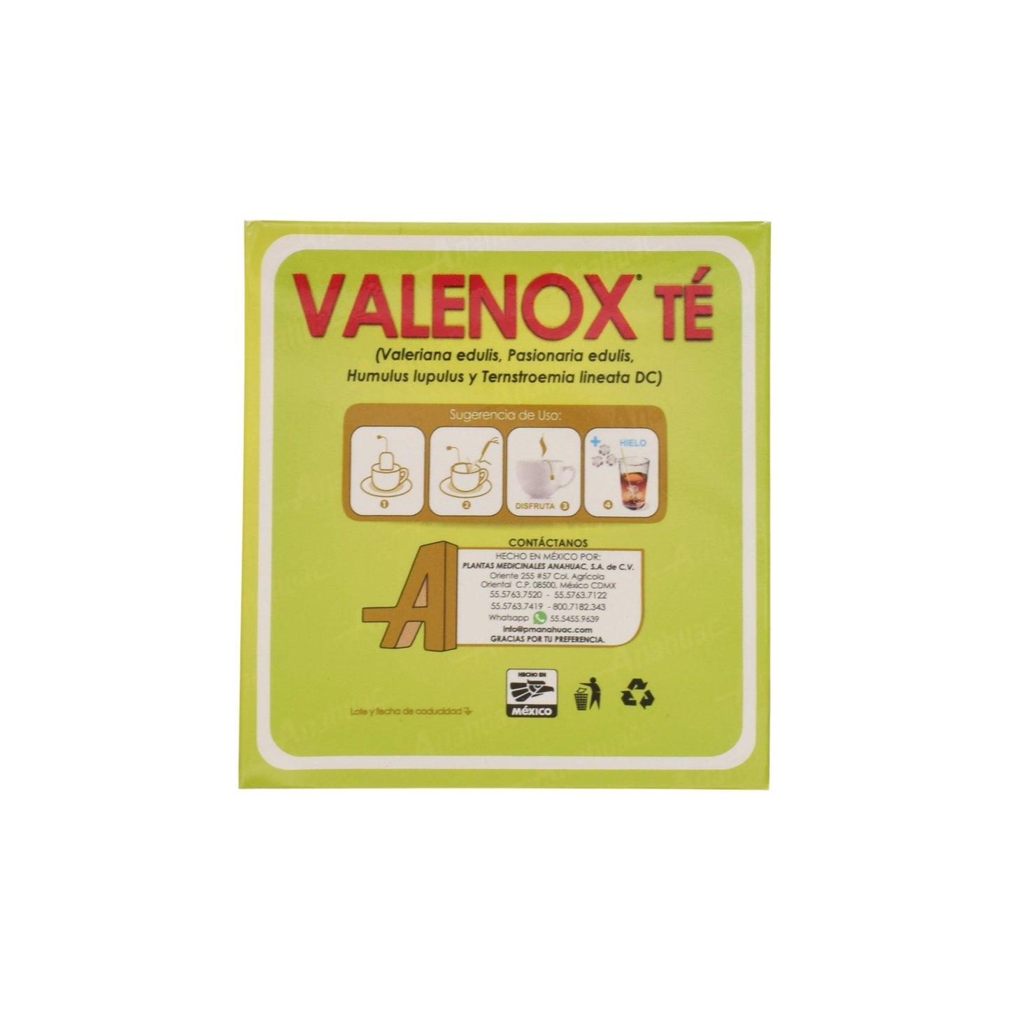 Te Valenox 30 Sob (ANAHUAC)