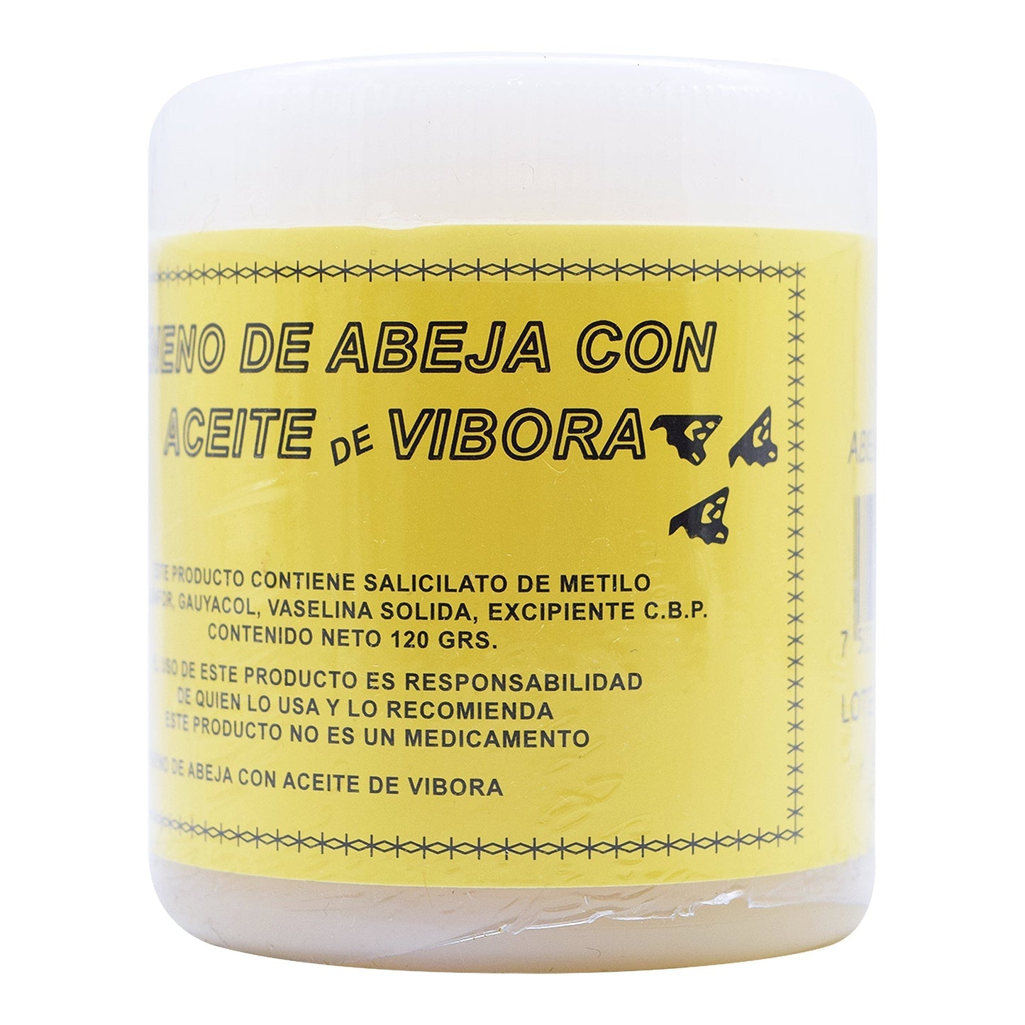 Pomada De Veneno De Abeja Y Aceite De Vibora 120 G (YERBO VITAL)