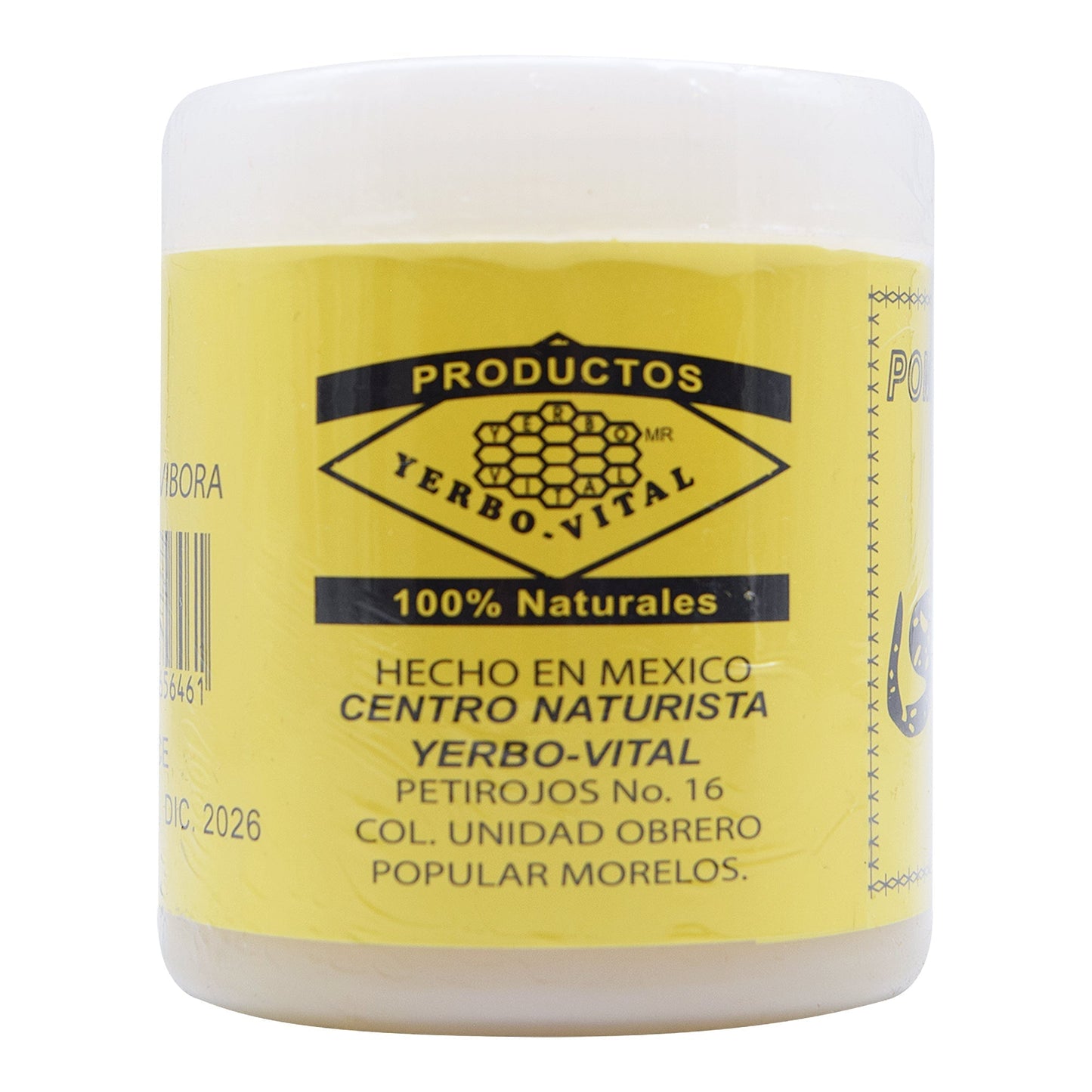 Pomada De Veneno De Abeja Y Aceite De Vibora 120 G (YERBO VITAL)
