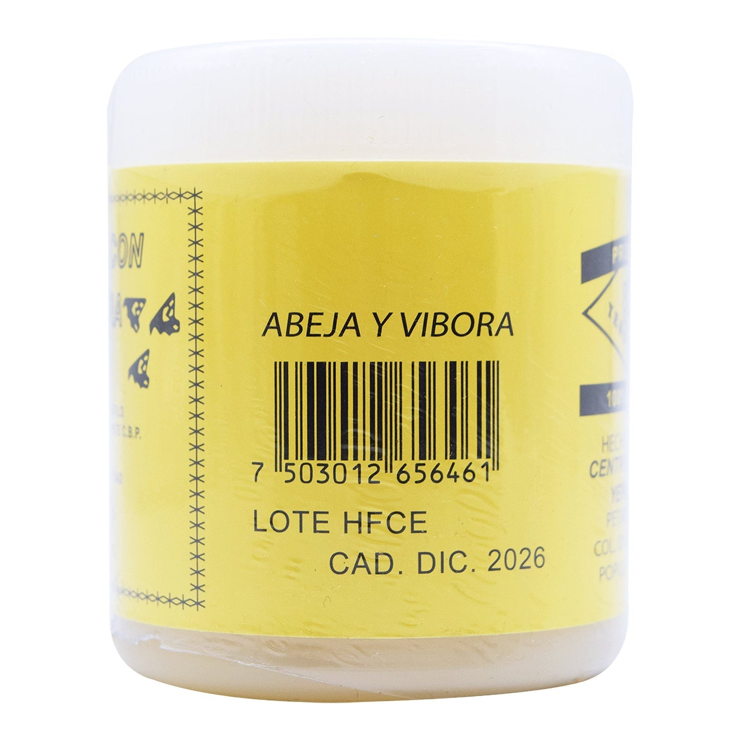 Pomada De Veneno De Abeja Y Aceite De Vibora 120 G (YERBO VITAL)
