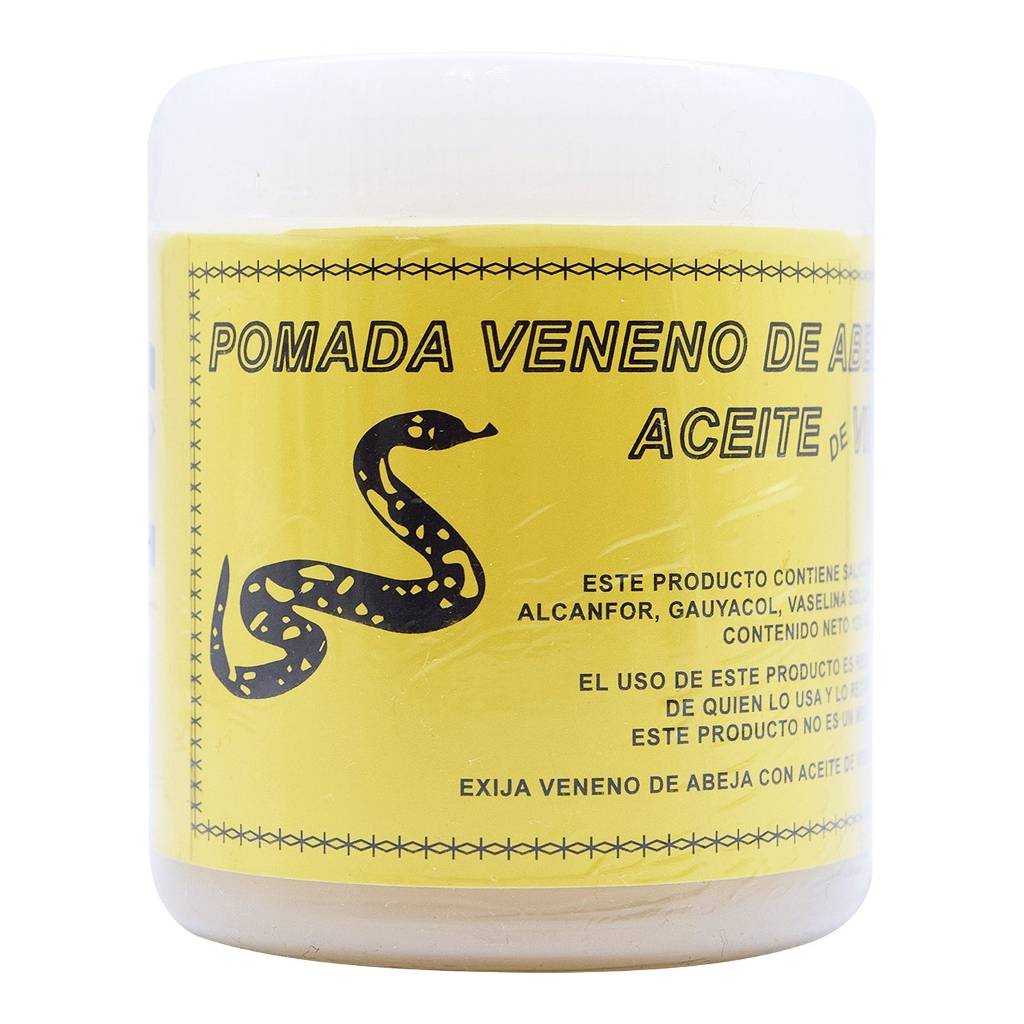 Pomada De Veneno De Abeja Y Aceite De Vibora 120 G (YERBO VITAL)