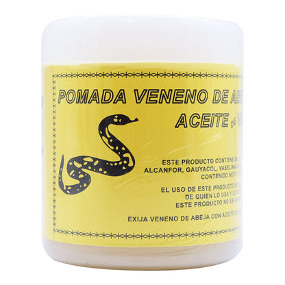 Pomada De Veneno De Abeja Y Aceite De Vibora 120 G (YERBO VITAL)