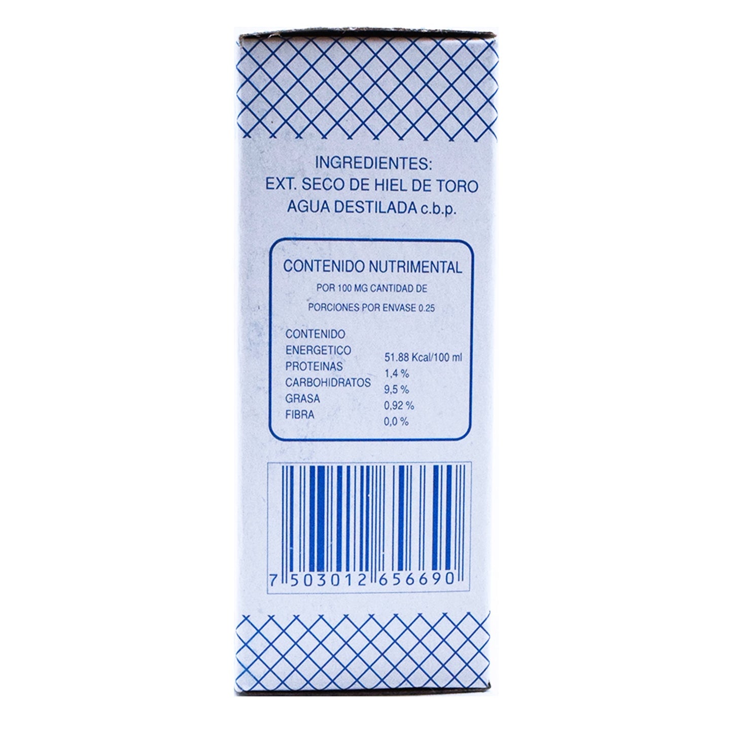 Hiel De Toro 30 Tabletas (YERBO VITAL)