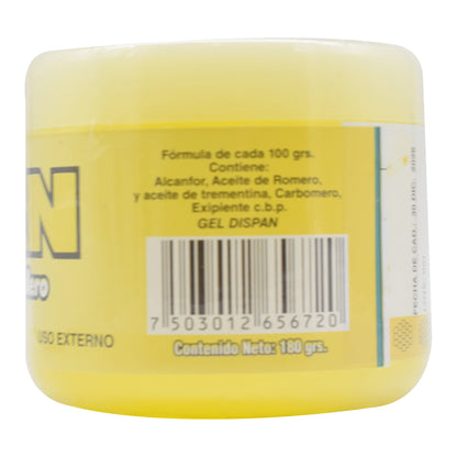 Gel Reductor Dispan 180 G (YERBO VITAL)