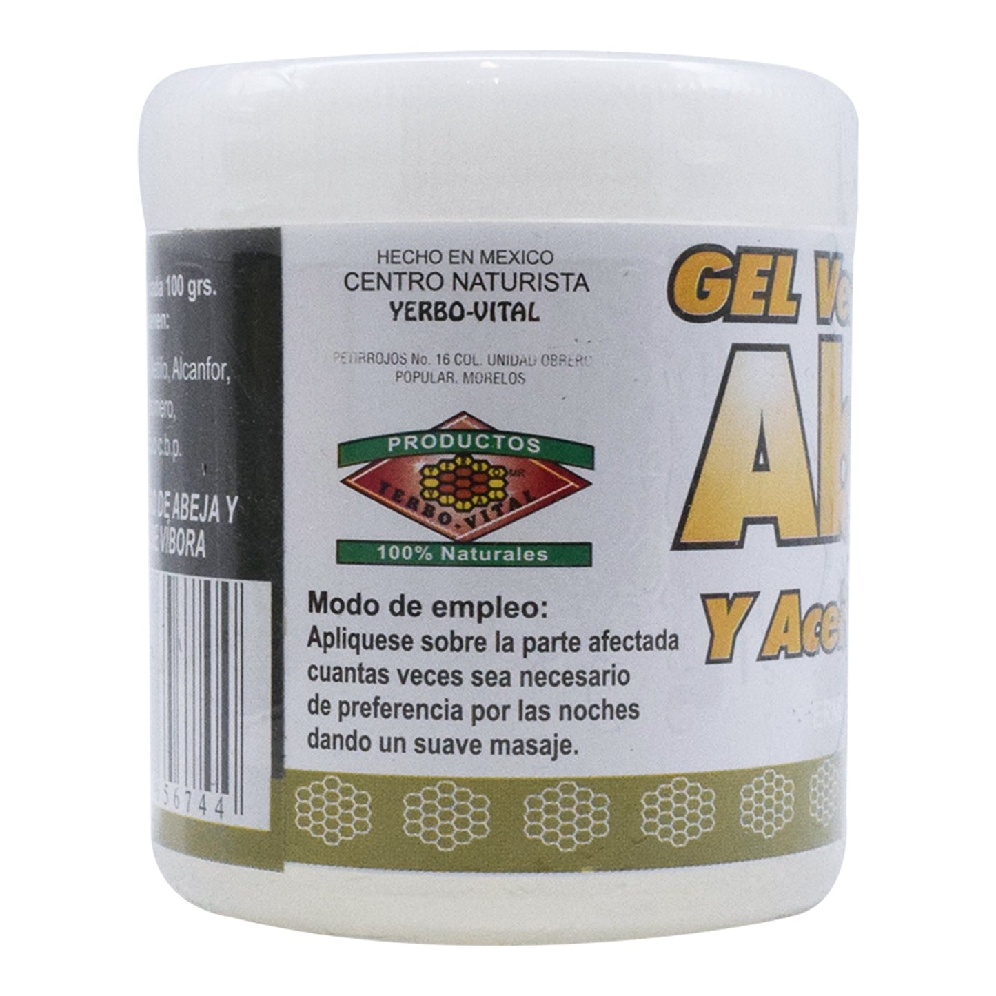 Gel Veneno De Abeja Y Aceite De Vibora 125 G (YERBO VITAL)